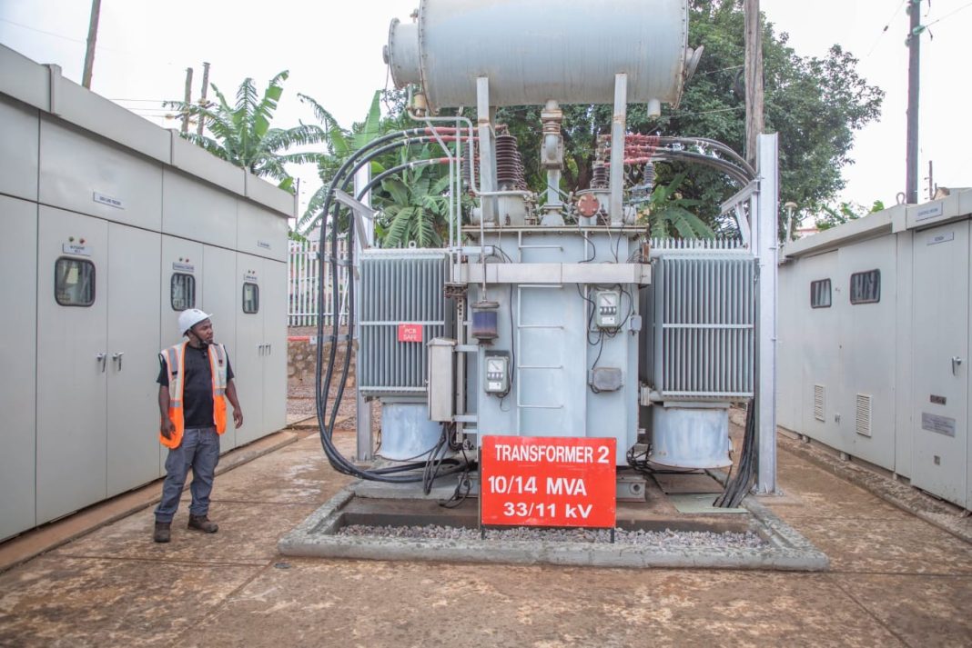 new 10/14MVA transformer at Kampala South Substation